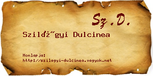 Szilágyi Dulcinea névjegykártya